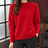Hallie-June Cashmere Sweater - Red