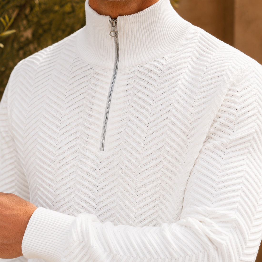 Maxim Half-Zip Sweater - Lead Product Detail