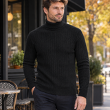 Harvey-Ellis Ribbed Sweater - Black