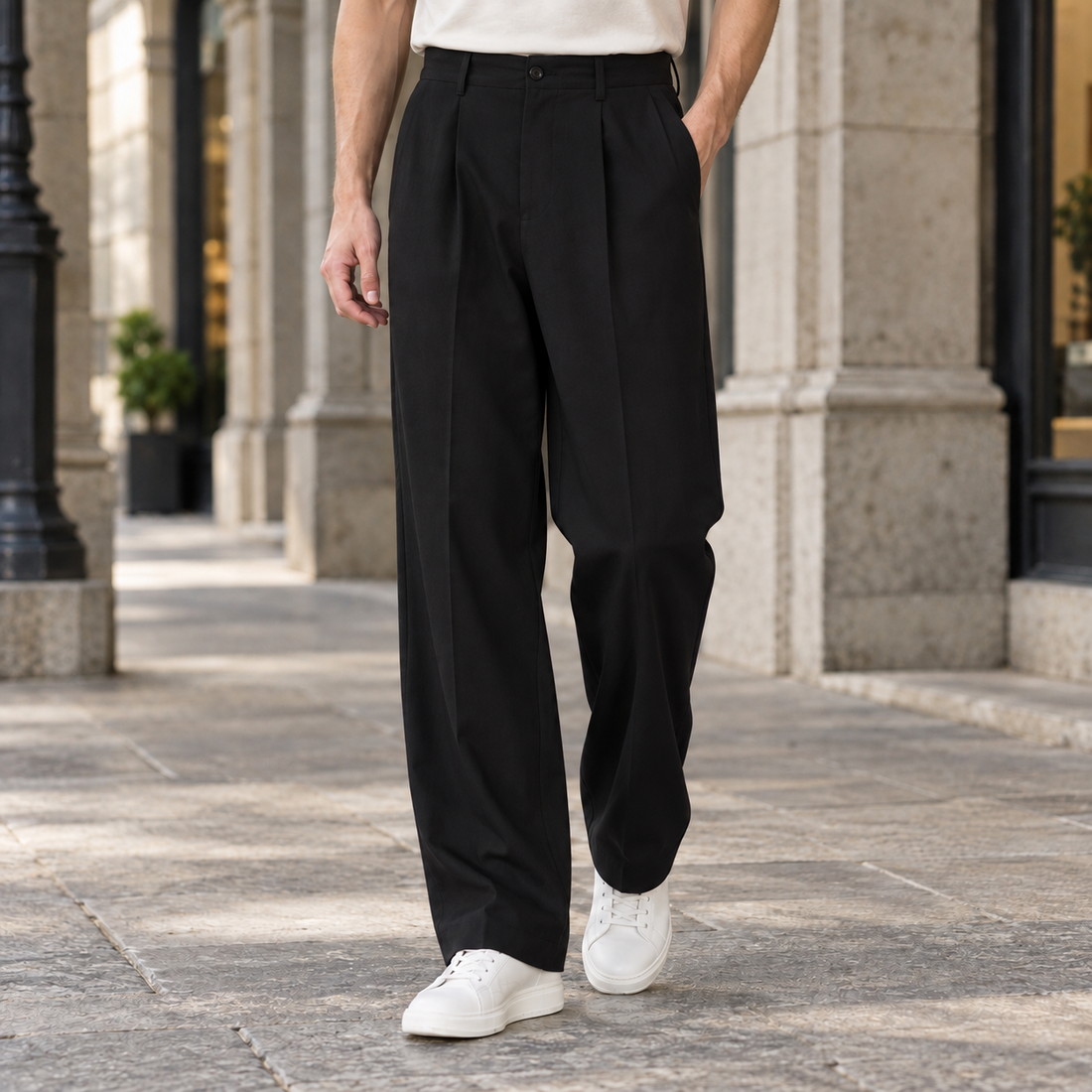Ferrand-West Relaxed Pants - Black