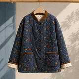 Violetta-Marie Floral Jacket - Navy