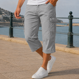 Leander Regular Cargo Shorts - Lt Gray