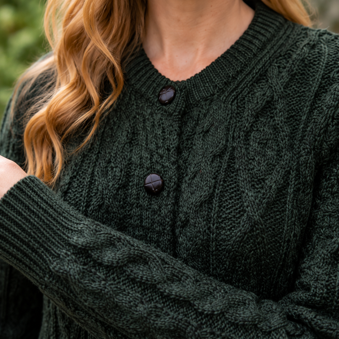 Fenella Aran Sweater - Lead Product Detail