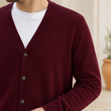 Yannick Wool Cardigan - Lead Product Detail