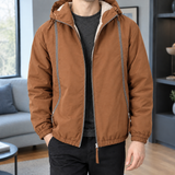 Arthur-Dean Fleece-Lined Jacket - Brown