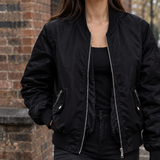 Ameline-Hope Bomber Jacket - Black