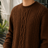 August Cable Knit Sweater - Lead Product Detail