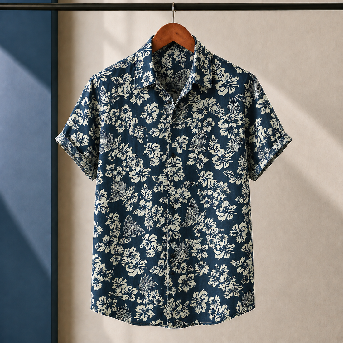 Anders Floral Shirt - White