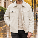 Kasimir-Ellis Corduroy Lined Jacket - Off White