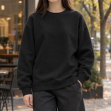 Florence-Kate Relaxed Sweatshirt - Black