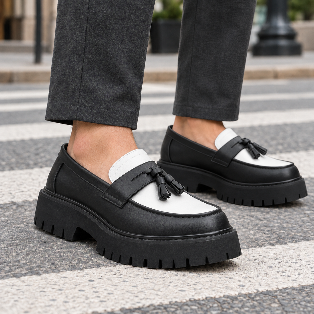 Rapallo Tassel Loafers - White