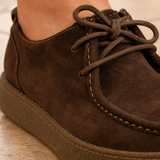 Montanari Suede Moccasin Shoes - Lead Product Detail