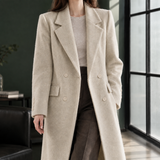 Leah-Grace Wool Coat - Oatmeal