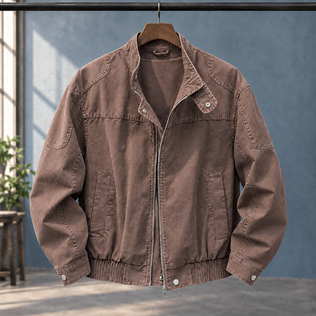 Roderick-Wren Utility Jacket - Brown