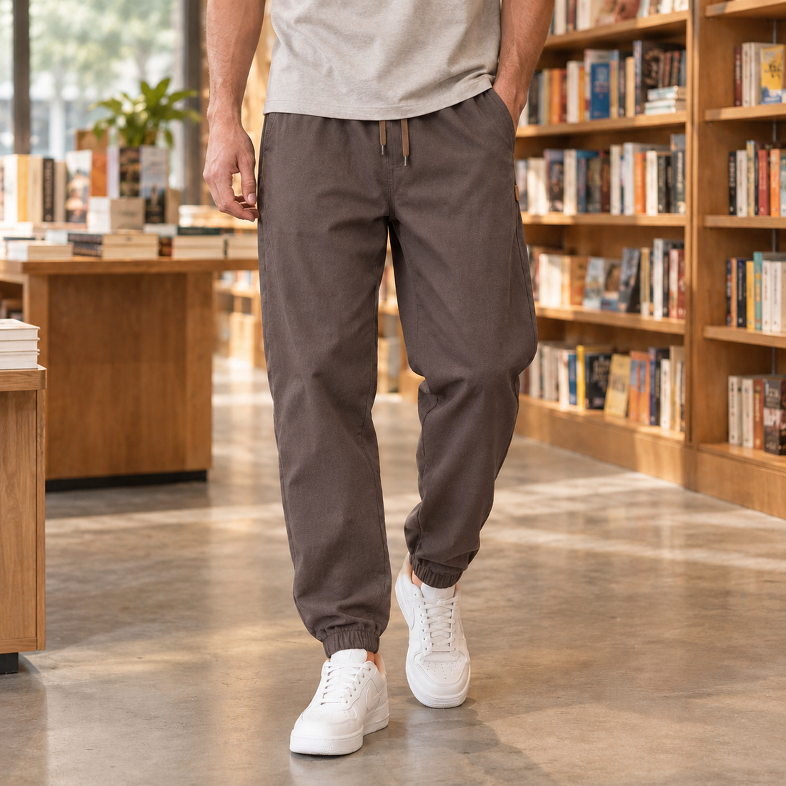 Conrad-Scott Tapered Pants - Coffee Brown
