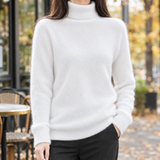 Emmeline-Elise Cashmere Sweater - White