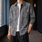 Simon-Rhys Relaxed Shirt - Gray