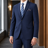 Anselm-Scott Tailored Blazer - Navy Blue Two- Single