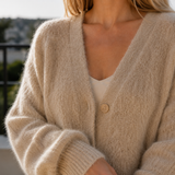 Adriana Fuzzy Cardigan - Lead Product Detail