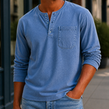 Nolan Henley Shirt - Lead Product Detail
