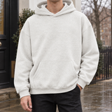 Chandler-Flynn Oversized Hoodie - Oatmeal Gray