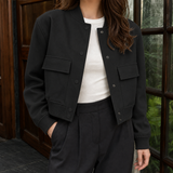 Cordelia-Jade Utility Jacket - Black