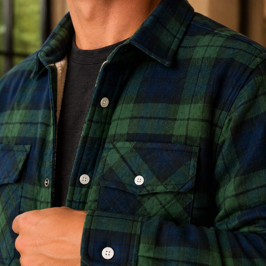 Stellan Check Jacket - Lead Product Detail