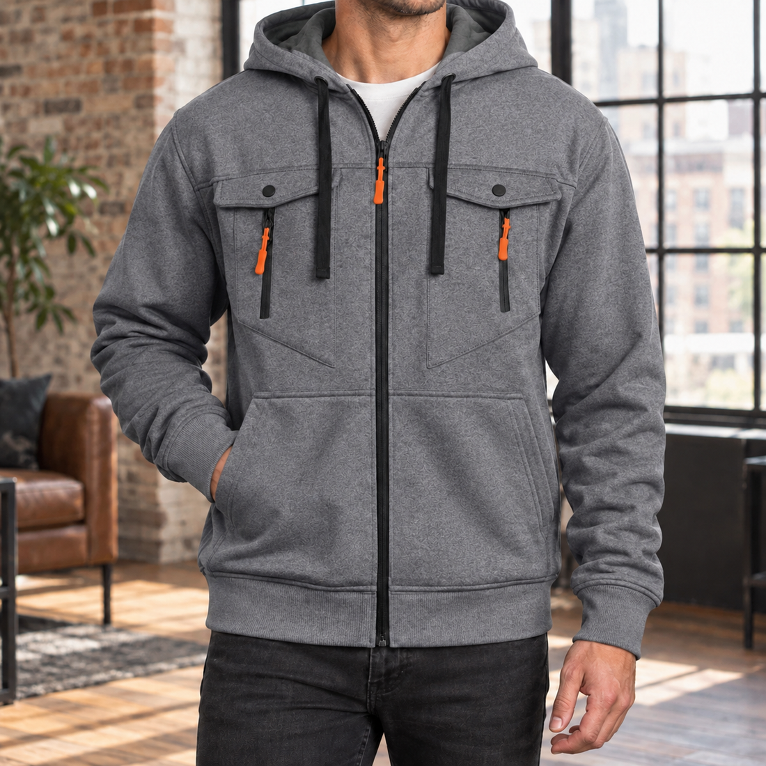 Corwin-Ellis Utility Jacket - Light Gray