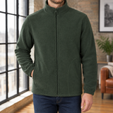 Cornelius Stand Collar Jacket - Army Green