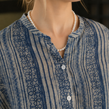 Colette-Rae Linen Blouse - Lead Product Detail
