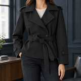 Armelle-Jane Belted Jacket - Black