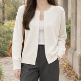 Leontine-Hope Cashmere Cardigan - White