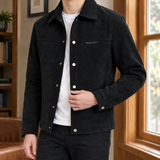 Anders-Scott Suede Jacket - Black