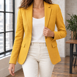 Talia-Eve Tailored Blazer - Yellow