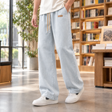 Merrick-Lane Wide Leg Pants - Light Blue