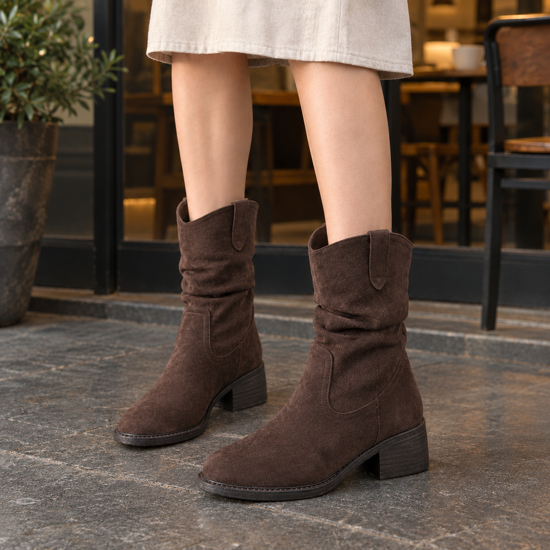 Cassano Western Boots - Brown