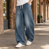Maurice-Tate Relaxed Jeans - Vintage Blue