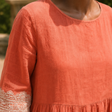 Xenia Embroidered Midi Dress - Lead Product Detail
