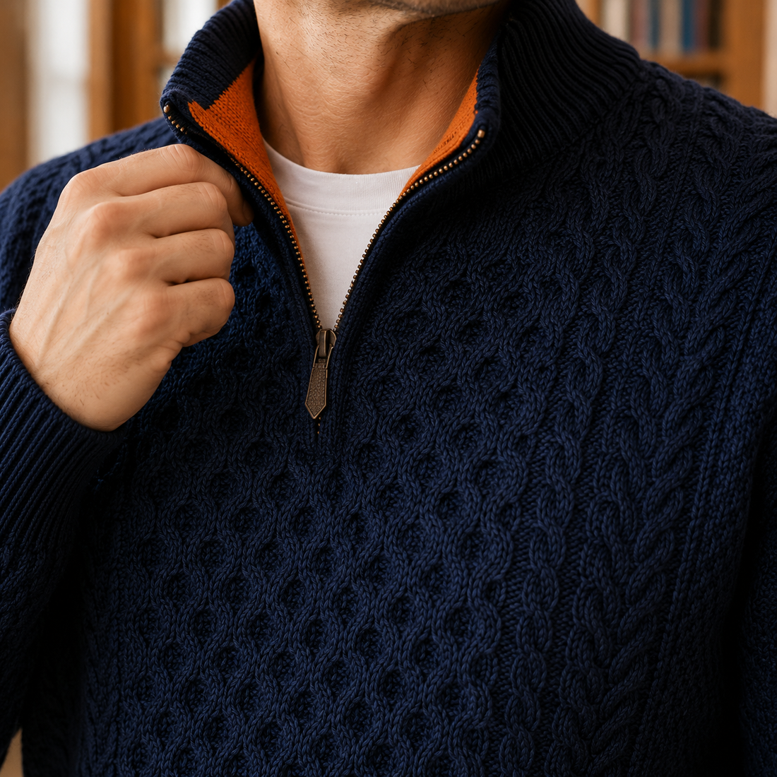Graham Merino Wool Sweater - Lead Product Detail