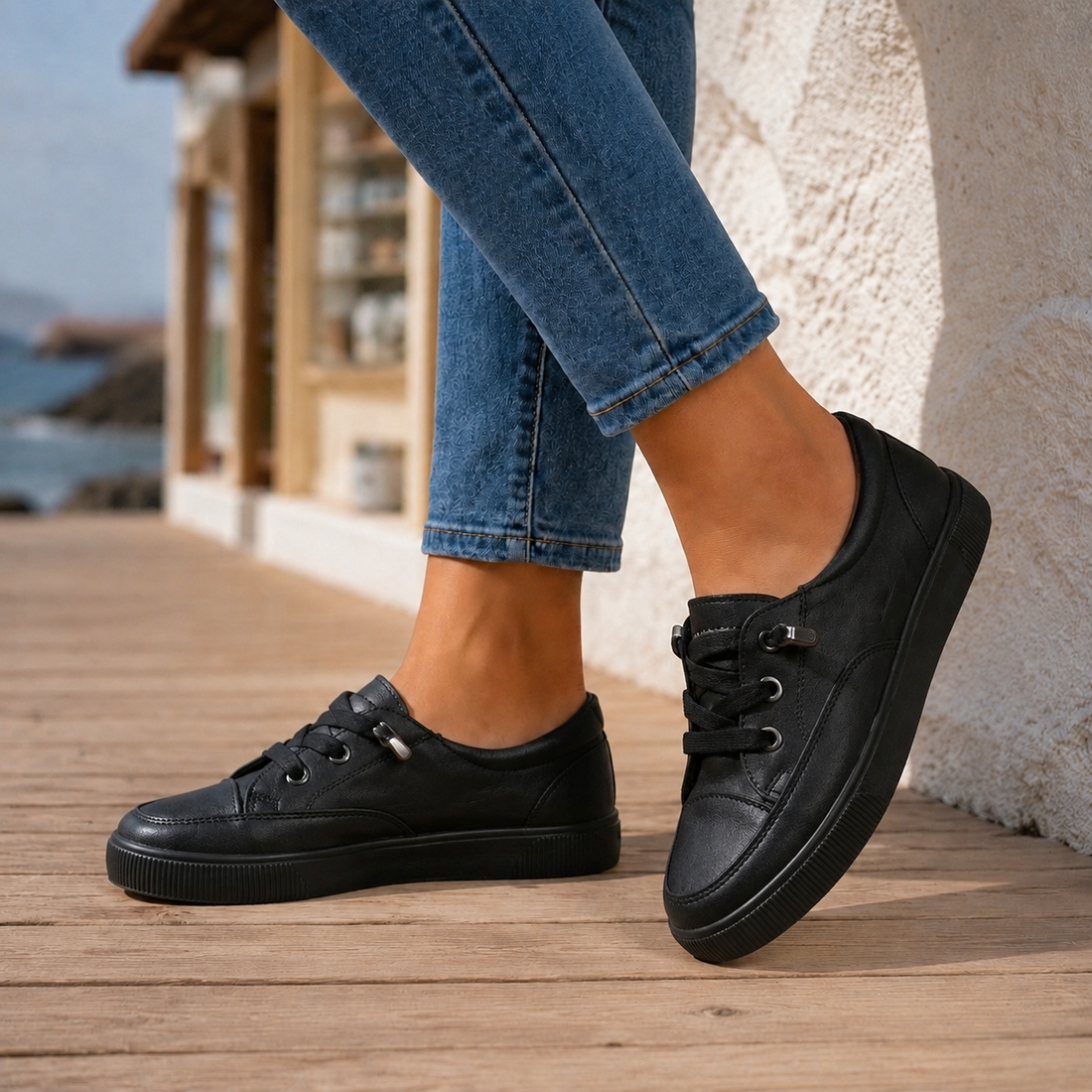 Mazzanti Minimalist Sneakers - Black