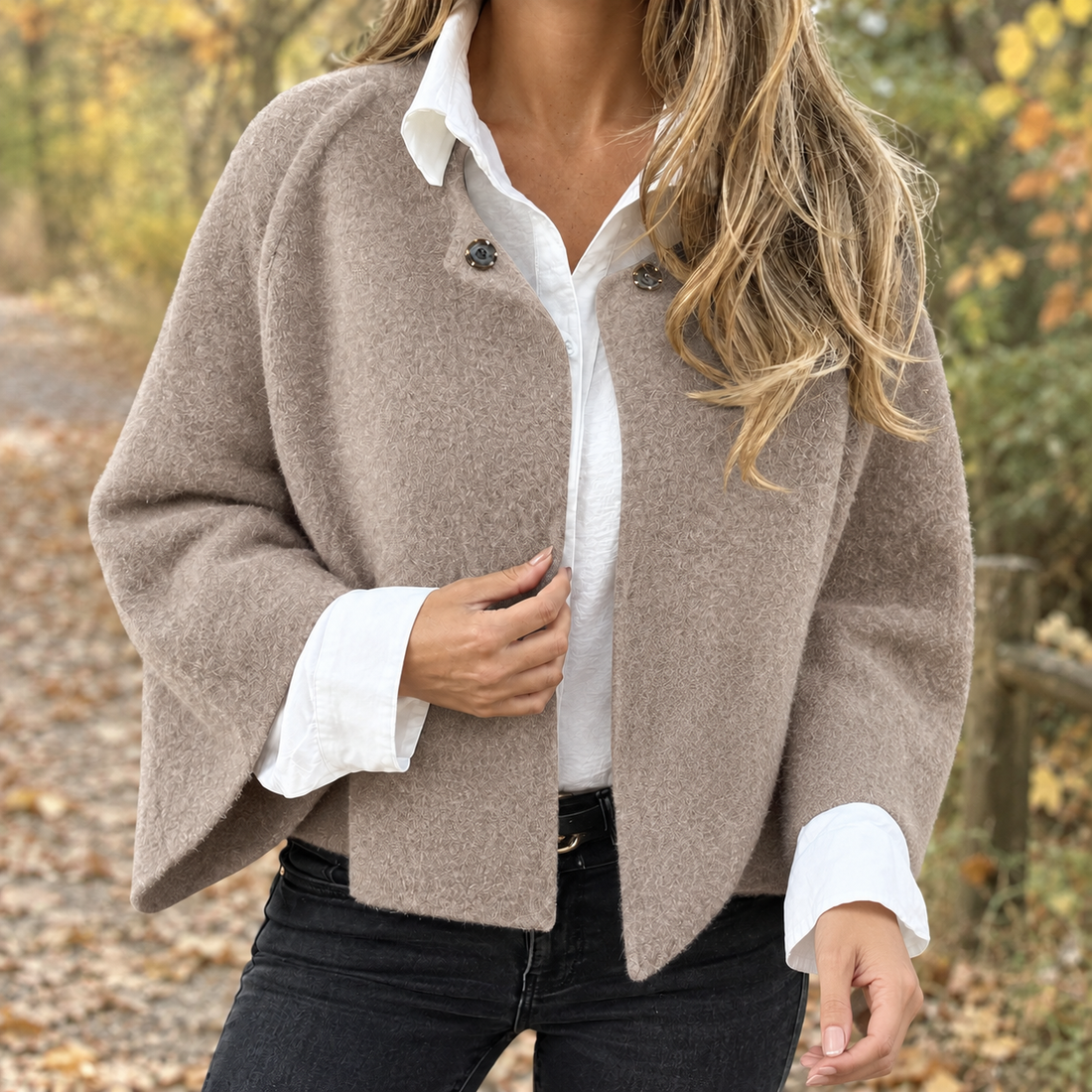 Grayson Cashmere Cardigan - Khaki