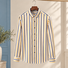 Mustard Navy White