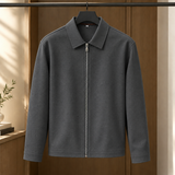 Ardan Textured Zip Jacket - Dark Gray