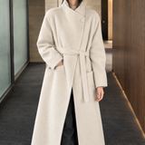 Carina-Kate Asymmetric Coat - Off White