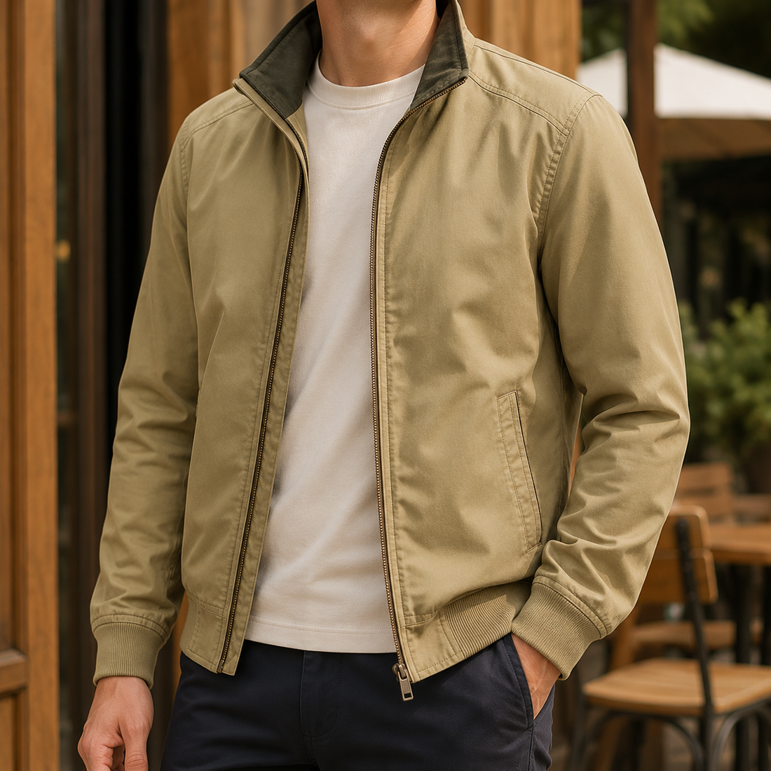 Kit-Grant Utility Jacket - Khaki