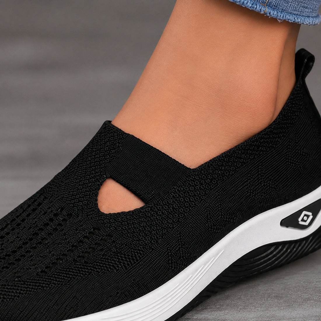 Paoletti Slip-On Sneakers - Lead Product Detail