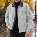 David-West Utility Jacket - Silver Gray
