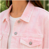 Clara-Pearl Trucker Jacket - Lead Product Detail