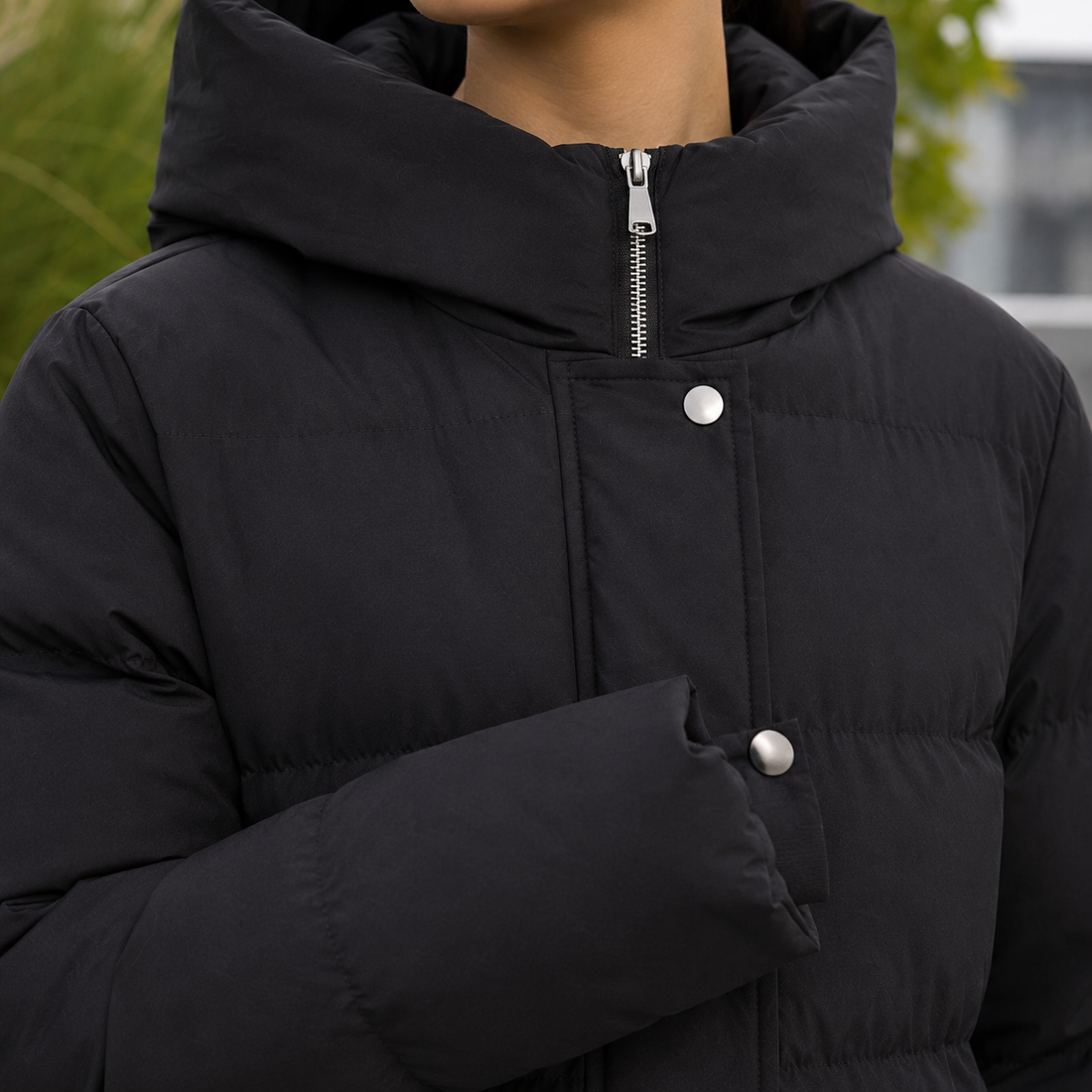 Giulia-Rae Hooded Puffer Jacket - Lead Product Detail
