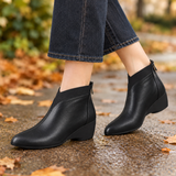 Comacchio-Arezzo Wedge Ankle Boots - Black